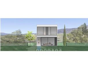 Xalet  Carrer ripollès. Proyecto  parcela con casa moderna de 3 habitaciones