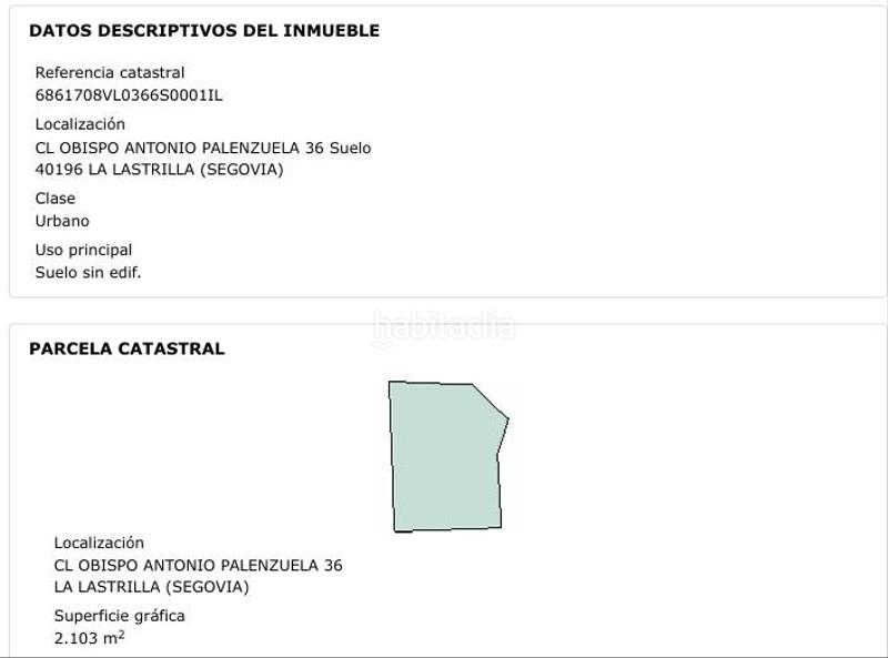 Foto f03f33bf-a6d6-49e8-bd67-3a3b69d8d9ea. Terreno residenziale in obispo antonio palenzuela 36 in Lastrilla (La)