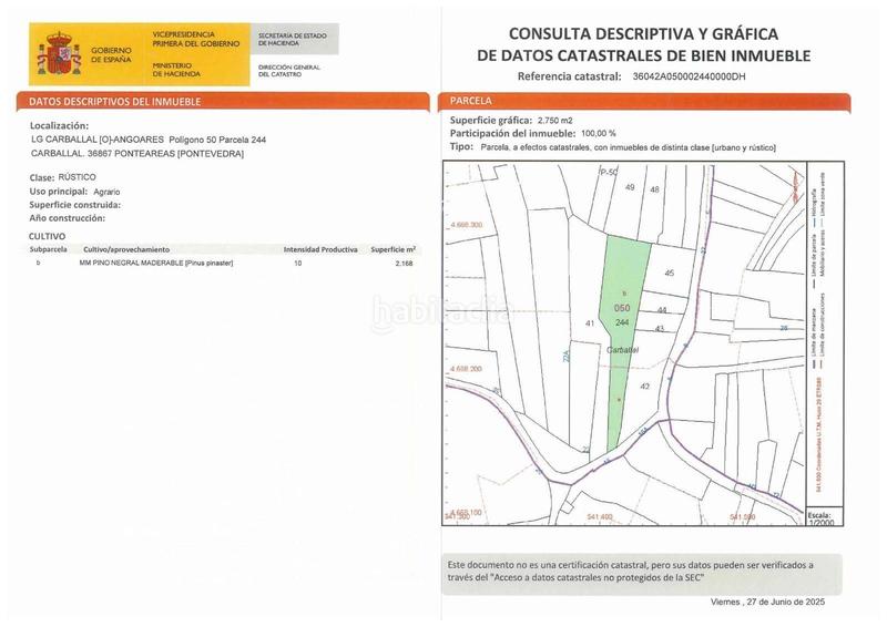 Foto 521e6b9b-9f94-4514-afd2-876e08a4f9ee. Landgut in carballal o picon in Ponteareas
