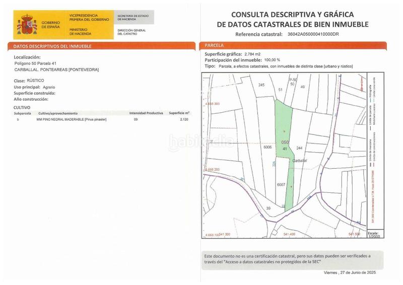 Foto f7e93ea2-80a6-4d3f-b68f-5de87d526d1f. Landgut in carballal o picon in Ponteareas