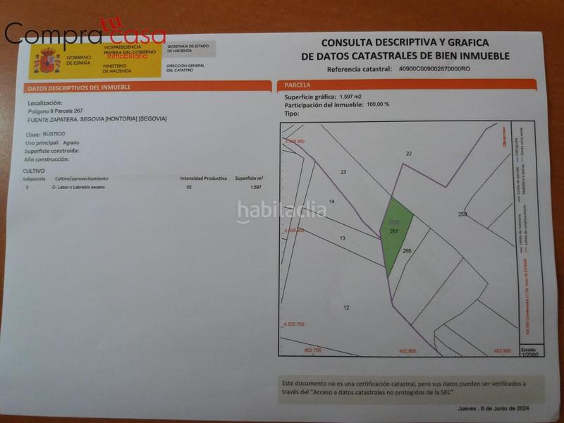 Foto 307b0d02-ce0e-43c0-b3fa-a8cba25306a0. Finca rústica venta lote de fincas rusticas..hontoriamadrona en Segovia