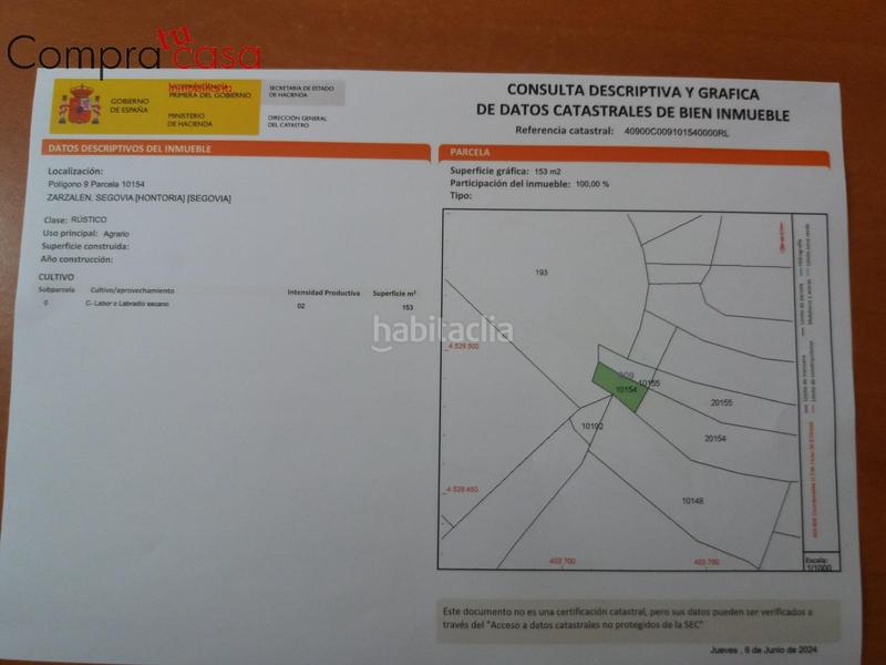 Foto a100e23b-e2b2-4449-b264-fd10cefa194e. Finca rústica venta lote de fincas rusticas..hontoriamadrona en Segovia