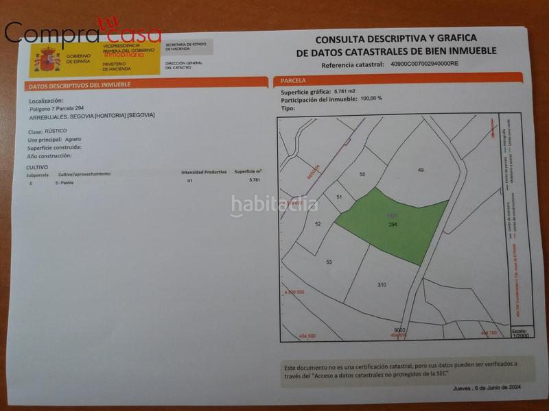 Foto bc2ed7dd-e54b-416d-9638-8667f872348e. Finca rústica venta lote de fincas rusticas..hontoriamadrona en Segovia