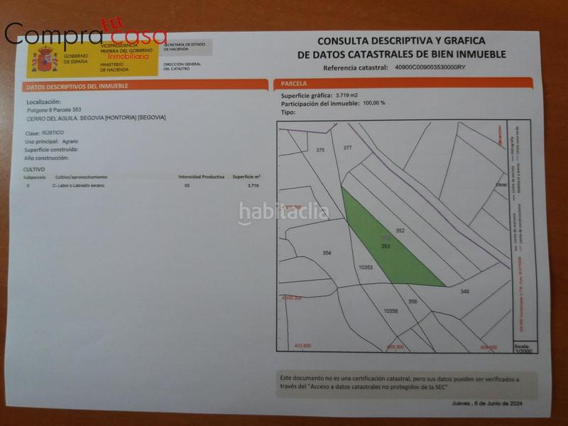 Foto bca42ebb-2f29-4382-8546-76b0eb57bcba. Finca rústica venta lote de fincas rusticas..hontoriamadrona en Segovia