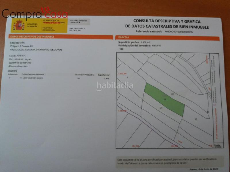 Foto cd9420f5-b17e-424c-abd0-604b9406e6f1. Finca rústica venta lote de fincas rusticas..hontoriamadrona en Segovia