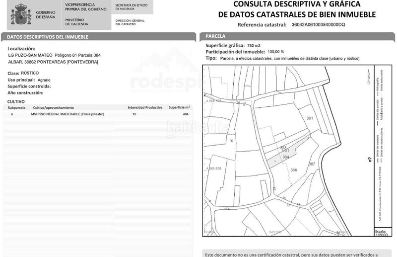 Foto e756fc74-30d4-47aa-9ee4-a9f4992cfb40. Finca rústica a Ponteareas