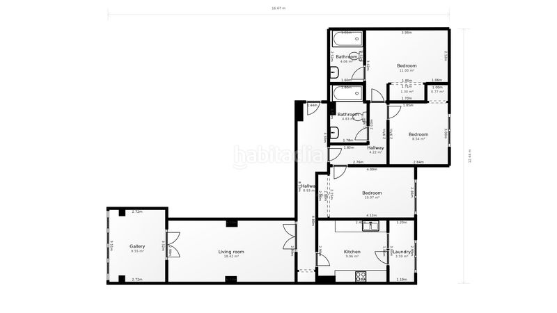 Foto 4b5a00df-bb00-411d-a1ff-65c9a73bcc1d. Apartament amb calefacció aparcament piscina a Valterna Paterna