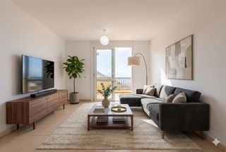 Etagenwohnung in C. extremadura, 39. Piso luminoso con terraza privativa y vistas al mar, en costa ad