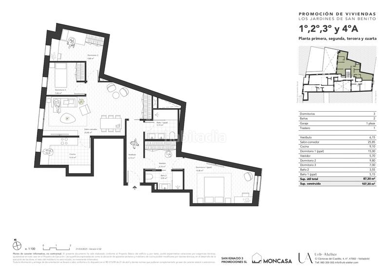 Foto a0816ce6-c89a-405d-8e52-f2be2c7c39c0. Pis 107m<sup>2</sup> a San Pablo - San Nicolás Valladolid