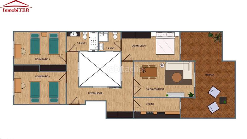 Foto 9fef9a64-8002-4f2d-8bd9-598bcb213848. Pis amb calefacció aparcament piscina a Pedanías Teruel