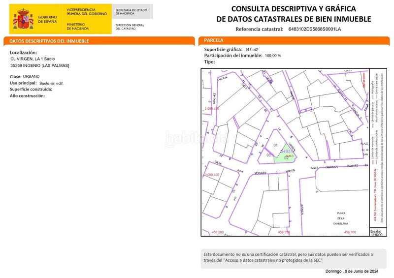 Foto cecc4284-55e6-4195-85ad-56095d7487c5. Terreny residencial a Ingenio pueblo Ingenio