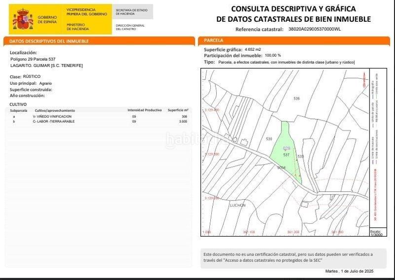 Foto 49cb13e1-021f-4039-9f20-717b10b92428. Terreny residencial a El Escobonal - Pájara Güímar
