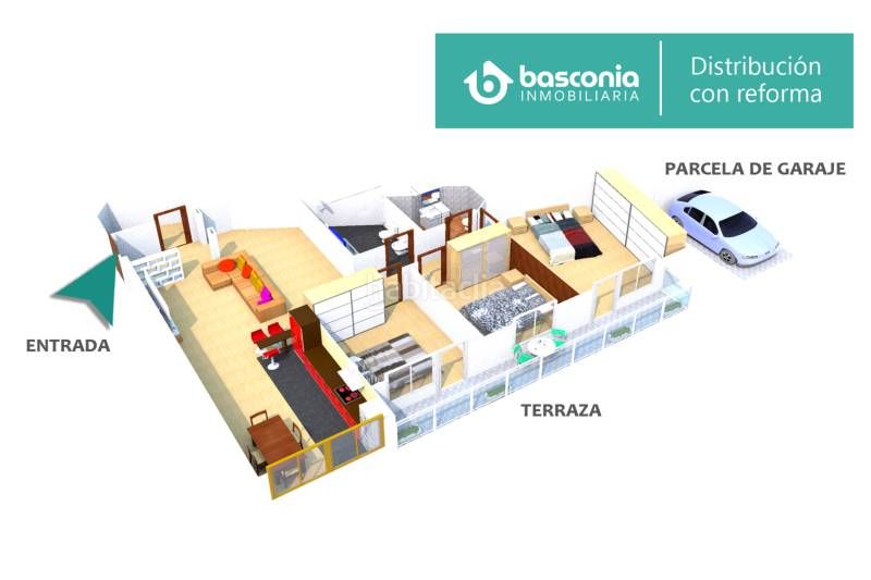 Foto 90fbfd15-11cd-451f-8f04-a8906b664549. Flat with heating parking in Kalero-Basozelai Basauri