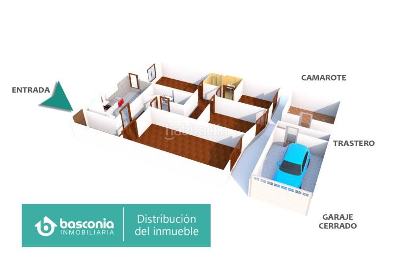 Foto e1639d41-3942-4626-8e77-479ad929dbef. Flat with parking in San Miguel Basauri