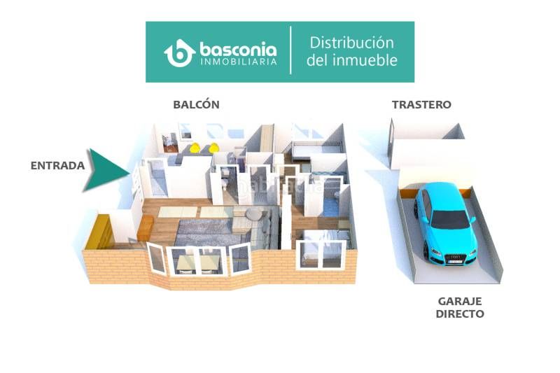 Foto 3aeeb5cd-1843-421f-9eee-504f2c81c2fa. Flat with heating parking in Centro-Ariz-Uribarri Basauri