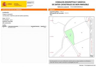Finca rústica a Los Almagros - Los Paganes - El Escobar. Terreno en venta en fuente álamo