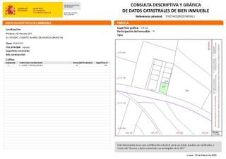 Finca rústica a La Pinilla - Las Palas. Se vende terreno rustico en las palas