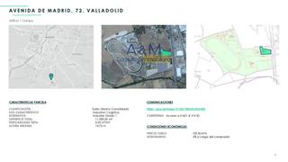 Terreno residencial  N/a. Se vende parcela de 11.000 m2 junto a la factoría de renault y a