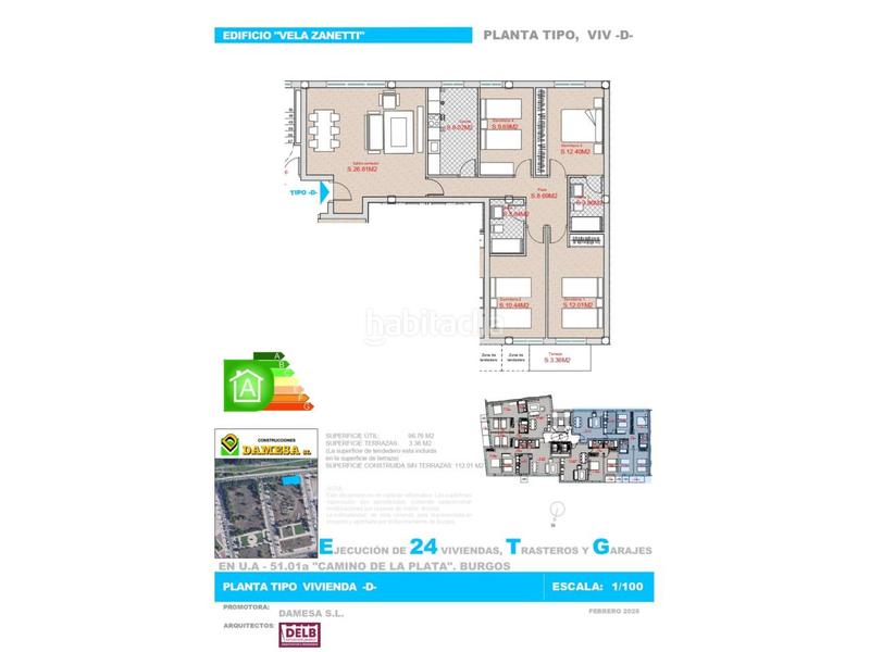 Foto 358963cb-cbfd-4002-9ba6-630e361b7291. Appartamento con riscaldamento parcheggio in Villimar - V1 - V2 - S3 - S4 - San Cristobal Burgos