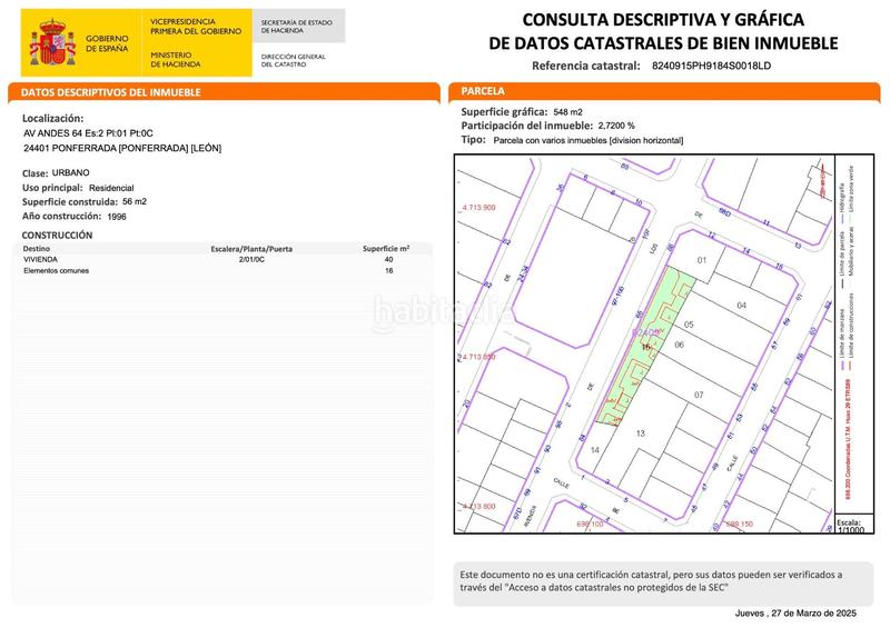 Foto 90bc396d-5268-43fd-990e-084d1b9a6301. Duplex in avenida andes 64 in Zona Alta Ponferrada
