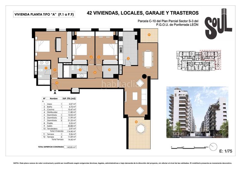 Foto 3011f1d4-450c-48c4-bfa7-5fcc4f24d8c1. Flat in bulevar r-5 6 in Centro Ponferrada