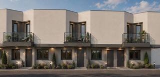 Casa adossada  Calle san esteban-al. Obra nueva en almázcara exclusivos chalets adosados con terraza,