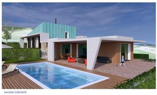 Xalet  Calle la masera de  cortiguera. Chalet unifamiliar con piscina en hinojedo suances