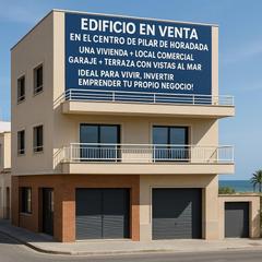 Casa en Pilar de la Horadada Ciudad. Edificio en venta en el centro de pilar de la horadada   viviend