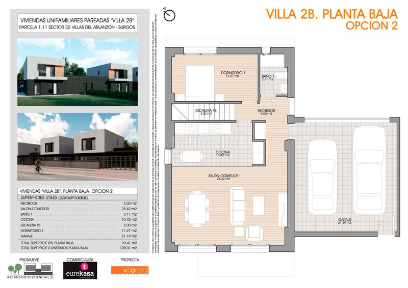 Foto f1aad798-82f8-4b61-84ef-90504bee3812. Casa amb aparcament a Barriada de Yagüe Burgos