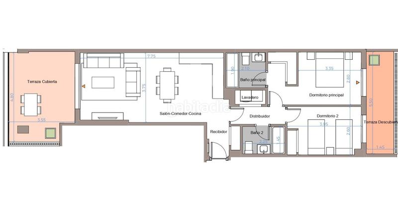 Foto d7304510-c01e-48f6-a95c-c2684f925523. Apartament amb calefacció aparcament piscina a Rancho Domingo - La Hacienda Benalmádena