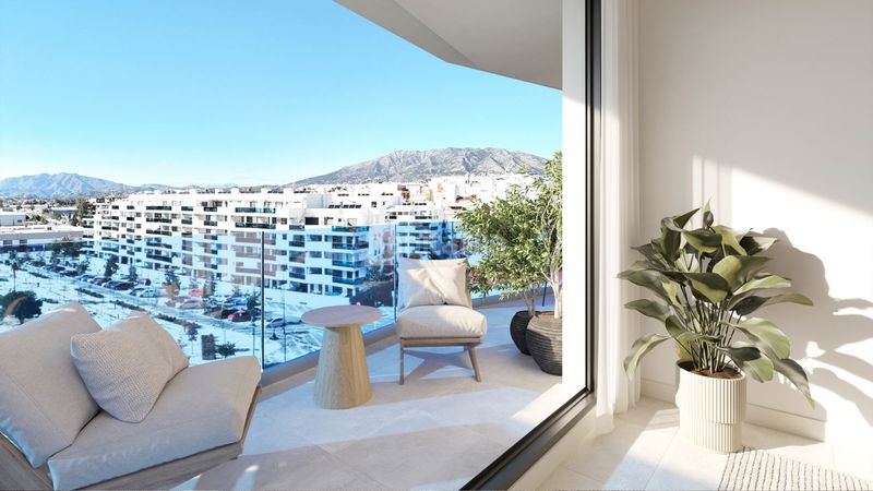 Foto 7cd515bb-9af8-4ef4-a72e-4800b00588a1. Apartament amb calefacció aparcament piscina a Las Flores Mijas