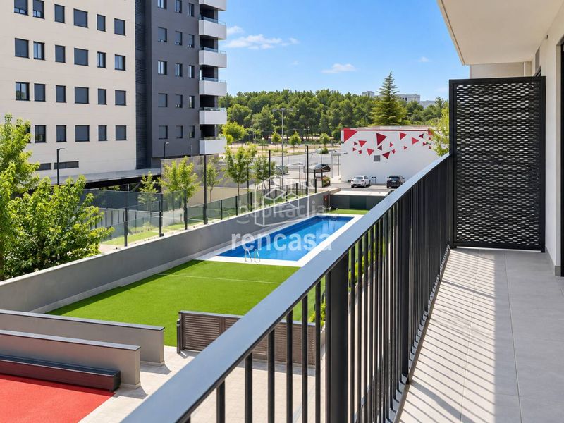 Foto 17617e65-e75b-4fd3-9b20-04f2ebb31883. Alquiler piso apartamento de obra nueva en parc de laigua con piscina comunitaria en Lleida