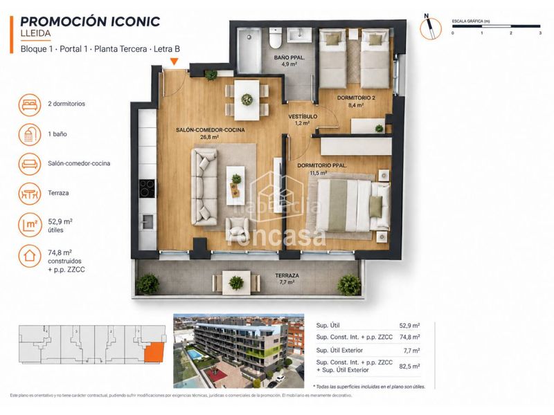 Foto 1aca98ec-ec37-4e0e-86c9-0b6cd52440ea. Alquiler piso apartamento de obra nueva en parc de laigua con piscina comunitaria en Lleida
