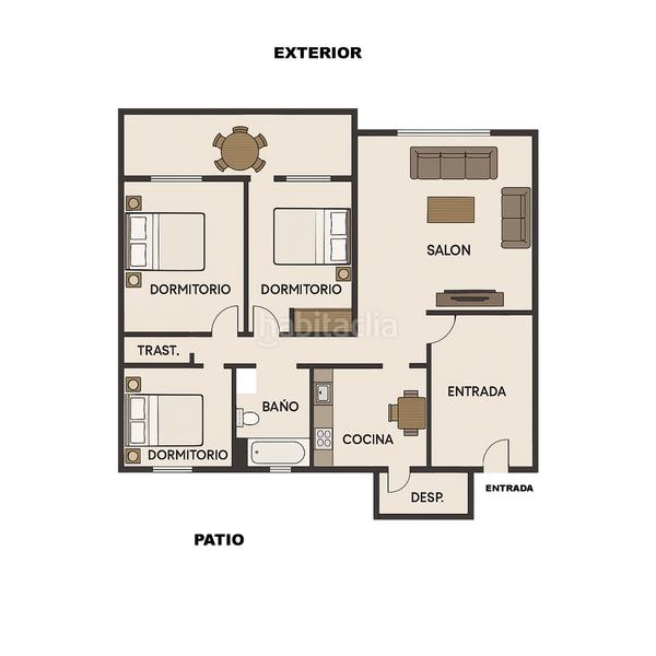 Foto c5012faf-e5e1-49f9-a59c-9cec2d1a823b. Appartement avec chauffage dans Garrido Norte Salamanca