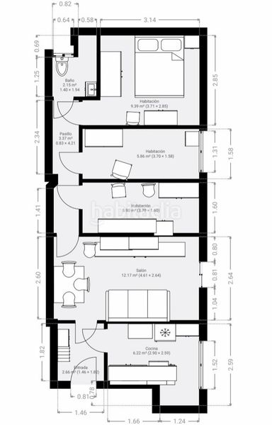 Foto 4c1e207e-017f-4d2a-a965-e0eba5bbc26e. Pis a Sant Martí de Provençals Barcelona