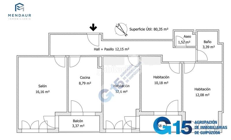 Foto 3149347c-76e8-4f56-b671-1e4bb457b540. Appartamento con riscaldamento in Hernani
