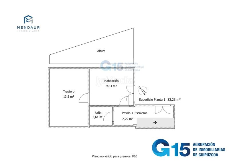 Foto 1218fa00-0285-4982-9eaa-a0623b17191d. Dúplex a andre kalea 5 a Hernani