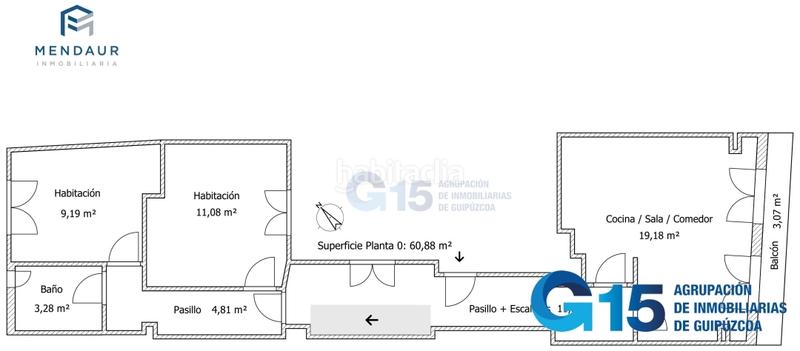 Foto f4724ccb-f80d-496a-971e-c37588be8eb7. Dúplex a andre kalea 5 a Hernani