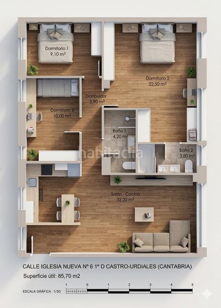 Foto c046ed0c-4910-45fd-aeaf-12e41631aa59. Pis a Centro Castro - Urdiales