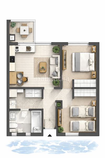 Foto c0a3f5c9-0909-48d3-b189-8543dd2b5144. Apartament amb piscina a pla de maset - cap de Salou Salou