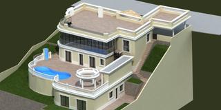 Xalet a Partida Comunes-Adsubia. Proyecto de villa de élite en cumbre del sol.