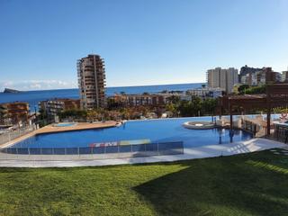 Lloguer Apartament a Playa Poniente. Espectacular apartamento con vistas al mar en la playa poniente