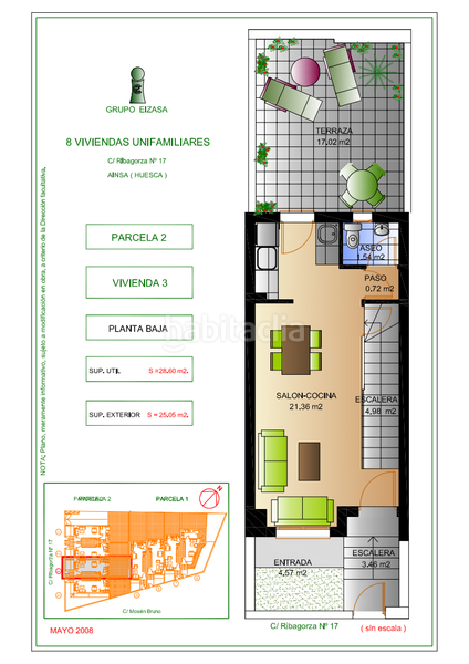 Foto 1f5cef54-9ebd-494d-8fcd-898883f2d165. Casa adosada en calle ribagorza 17 casa adosada con terraza en ainsasobrarbe. en Aínsa - Sobrarbe