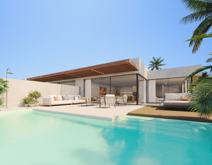 Attique à Puerto de Santiago. Tenerife ático con piscina privada, jardín  y terraza