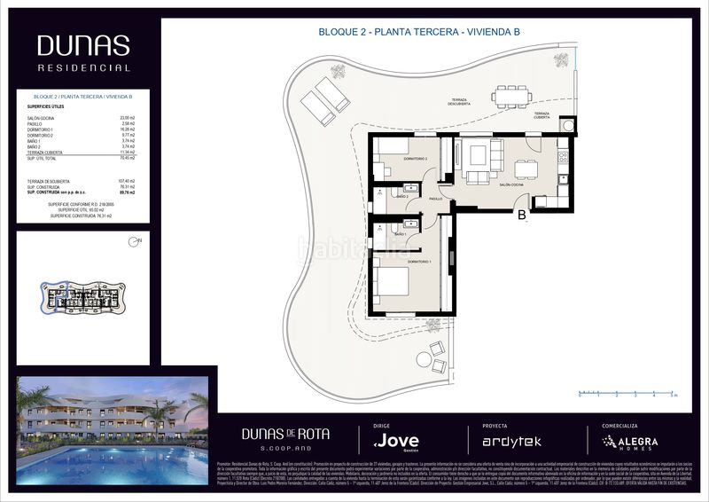 Foto 8d22efe7-feb6-482f-b83c-6dd53b0b4d93. Àtic 91m<sup>2</sup> a calle concejal paco machuca 8 a Bahia Luz - La Forestal Rota