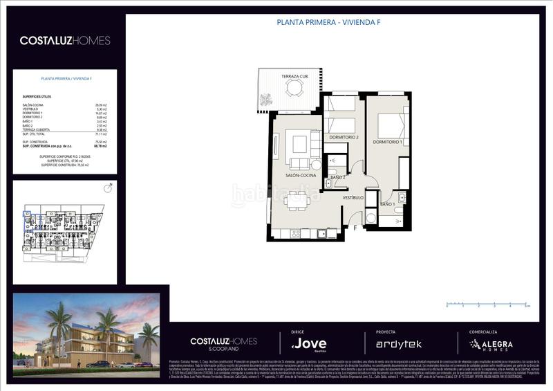 Foto 76ff1637-e3c2-4b4b-ba3f-25565079ef6b. Appartement 89m<sup>2</sup> dans avenida de la libertad 8 dans Zona Carrefour Rota