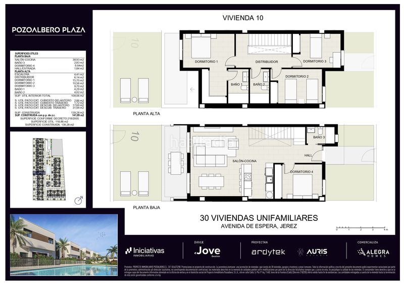 Foto 40e432a0-418c-450a-9739-264ec1657821. Casa adossada 139m<sup>2</sup> a avenida de espera 48 a Pozoalbero Jerez de la Frontera