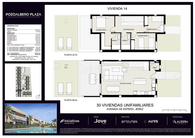 Foto 287e3998-e655-49df-912f-a5a66fc1a68c. Casa adossada 128m<sup>2</sup> a avenida de espera 48 a Pozoalbero Jerez de la Frontera
