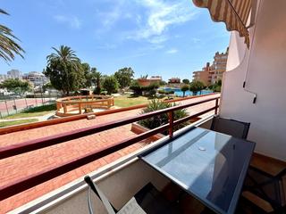 Estudio en Santa Margarida. Estudio con terraza, piscina y acceso a la playa