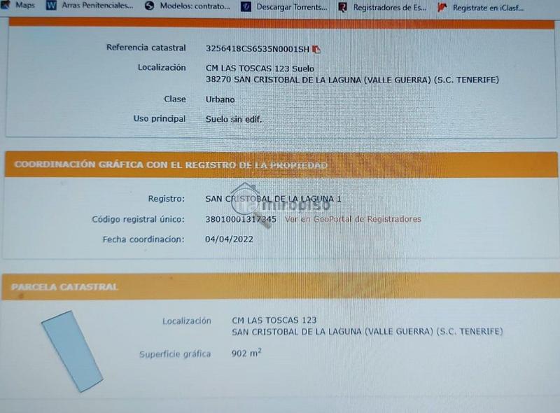 Foto 1f4ba130-2d31-4243-9311-a27cc0a805d4. Terreno residencial solar en venta en valle guerra. en San Cristóbal de La Laguna